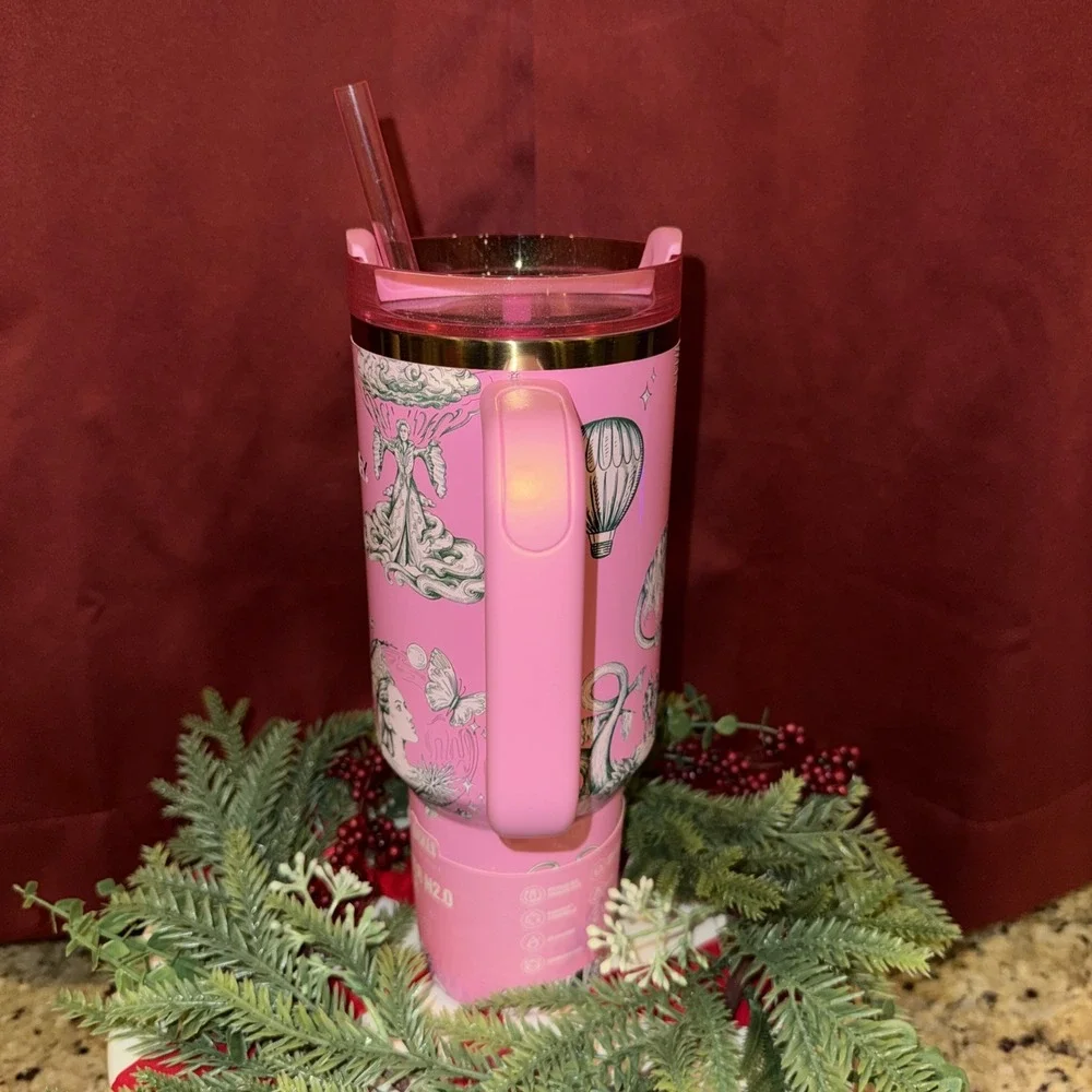 New Stanley x Wicked  For Good 40oz FlowState Quencher Tumbler Ozian‎ Reprise - Picture 3 of 7